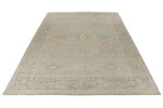 10x14 Ivory and Brown Anatolian Tribal Rug