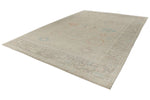 10x14 Ivory and Brown Anatolian Tribal Rug