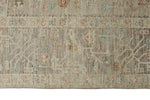 10x14 Ivory and Brown Anatolian Tribal Rug