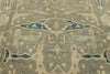 10x14 Light Olive Green and Beige Turkish Oushak Rug