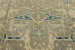 10x14 Light Olive Green and Beige Turkish Oushak Rug