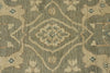 10x14 Light Olive Green and Beige Turkish Oushak Rug