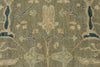 10x14 Light Olive Green and Beige Turkish Oushak Rug