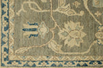 10x14 Light Olive Green and Beige Turkish Oushak Rug