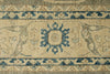 10x14 Light Olive Green and Beige Turkish Oushak Rug