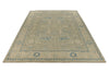 10x14 Light Olive Green and Beige Turkish Oushak Rug