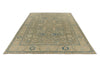 10x14 Light Olive Green and Beige Turkish Oushak Rug