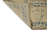 10x14 Light Olive Green and Beige Turkish Oushak Rug