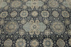 10x14 Navy and Ivory Anatolian Tribal Rug