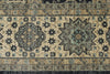 10x14 Navy and Ivory Anatolian Tribal Rug