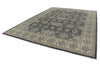 10x14 Navy and Ivory Anatolian Tribal Rug