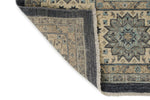 10x14 Navy and Ivory Anatolian Tribal Rug