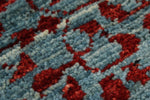 10x14 Navy and Blue Turkish Tribal Rug