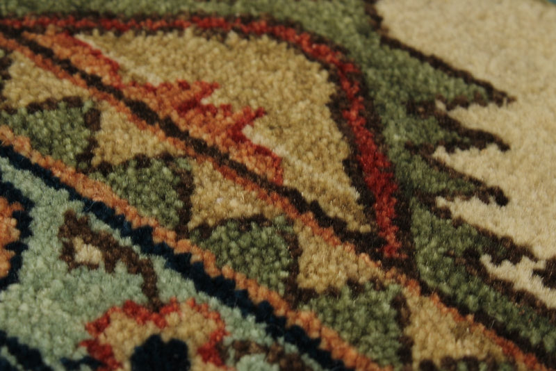 9x12 Rust and Black Persian Rug