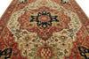 9x12 Beige and Rust Persian Rug
