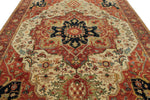 9x12 Beige and Rust Persian Rug