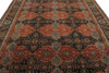 9x12 Black and Multicolor Persian Rug