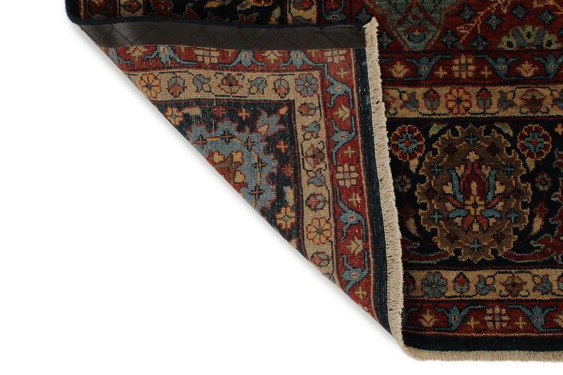 9x12 Black and Multicolor Persian Rug