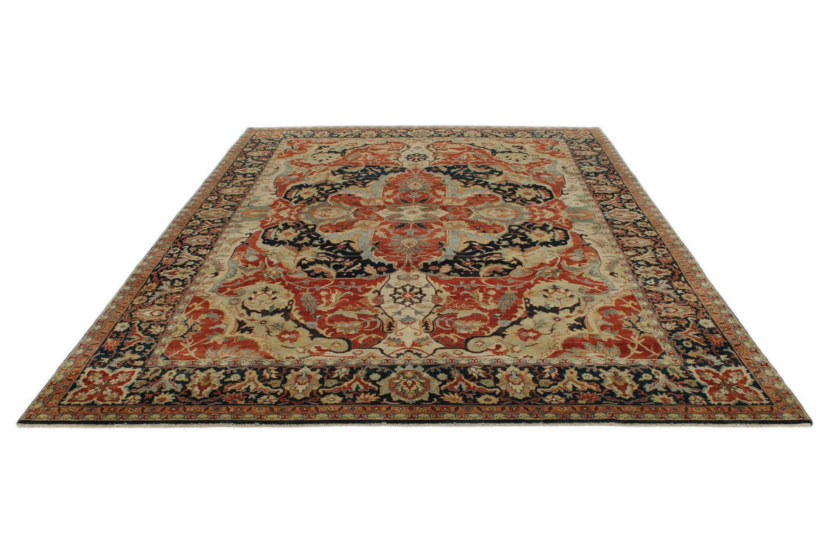 9x12 Red and Black Persian Rug