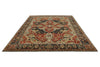 9x12 Red and Black Persian Rug