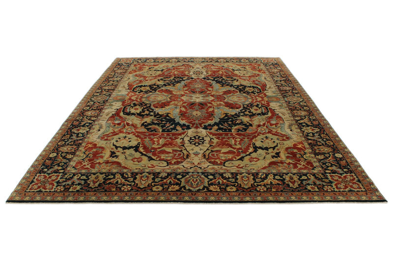 9x12 Red and Black Persian Rug