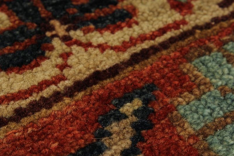 9x12 Black and Rust Turkish Oushak Rug