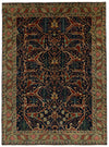 9x12 Beige and Light Green Persian Rug