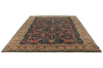 9x12 Beige and Light Green Persian Rug