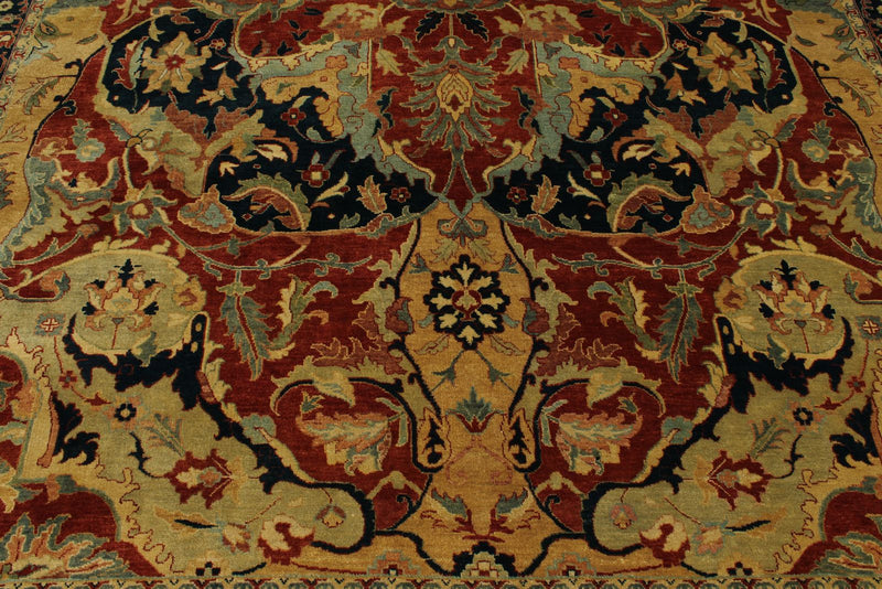 9x12 Red and Black Persian Rug