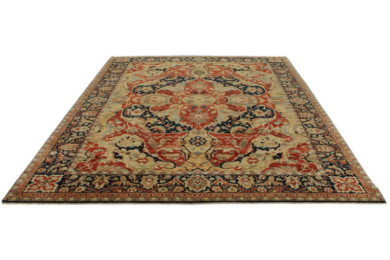 9x12 Red and Black Persian Rug