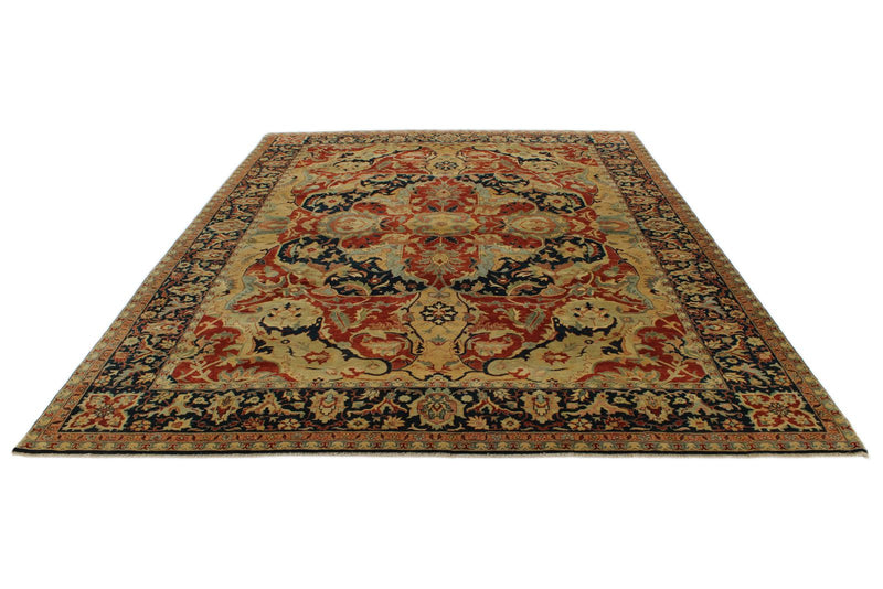 9x12 Red and Black Persian Rug