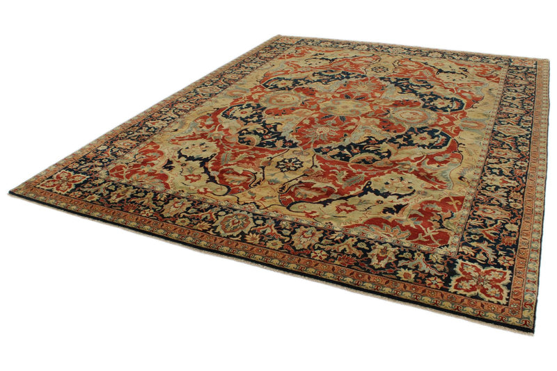9x12 Red and Black Persian Rug