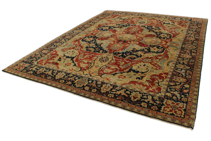 9x12 Red and Black Persian Rug