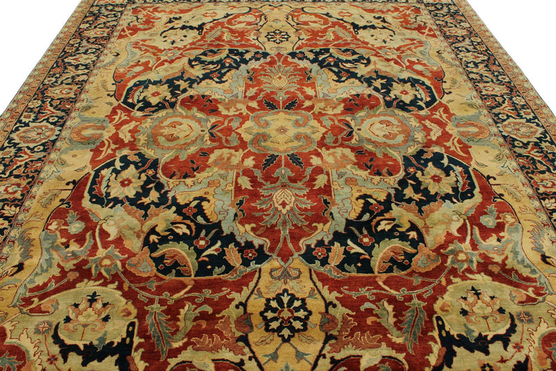 9x12 Red and Black Persian Rug
