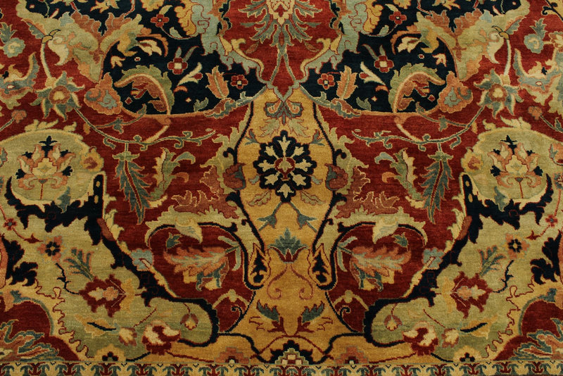 9x12 Red and Black Persian Rug