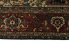 9x12 Black and Burgundy Persian Rug