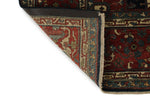 9x12 Black and Burgundy Persian Rug