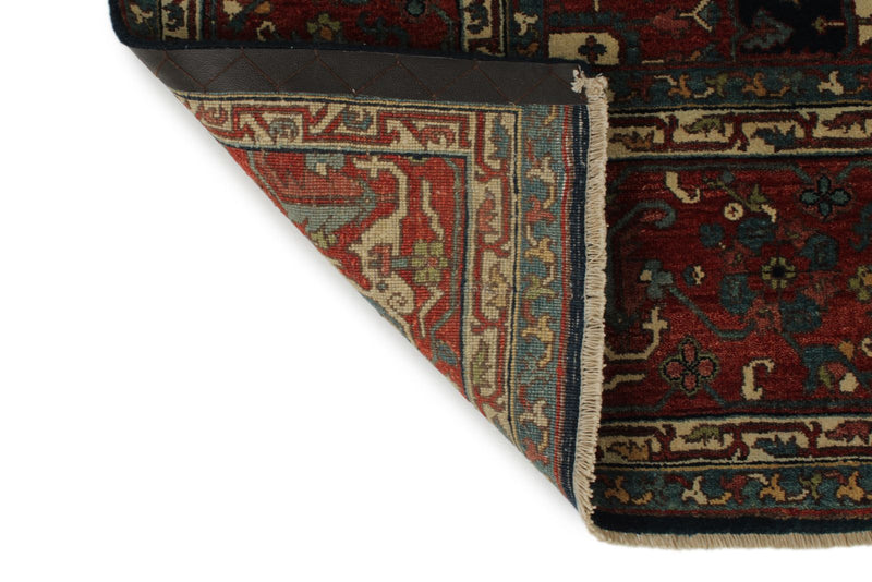 9x12 Black and Burgundy Persian Rug