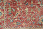 9x12 Pınk and Multicolor Turkish Oushak Rug