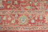 9x12 Pınk and Multicolor Turkish Oushak Rug
