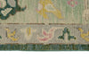 9x12 Green and Green Turkish Oushak Rug
