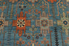 9x12 Blue and Gray Turkish Oushak Rug