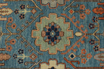 9x12 Blue and Gray Turkish Oushak Rug