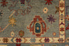 9x12 Gray and Blue Turkish Oushak Rug
