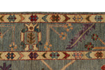 9x12 Gray and Blue Turkish Oushak Rug