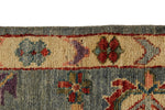9x12 Gray and Blue Turkish Oushak Rug