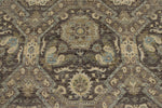 9x12 Gray and Multicolor Turkish Oushak Rug