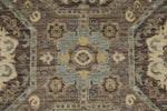 9x12 Gray and Multicolor Turkish Oushak Rug