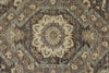 9x12 Gray and Multicolor Turkish Oushak Rug