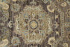 9x12 Gray and Multicolor Turkish Oushak Rug